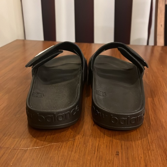 New Balance Slides Sandals Shoes SMA200B1 black adjustable 200 Mens Size 12